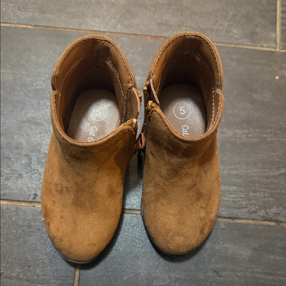 Cat & Jack Tan Kids Boots
